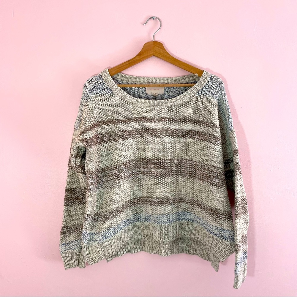 Skies are Blue Knitted Cotton Sweater Size L